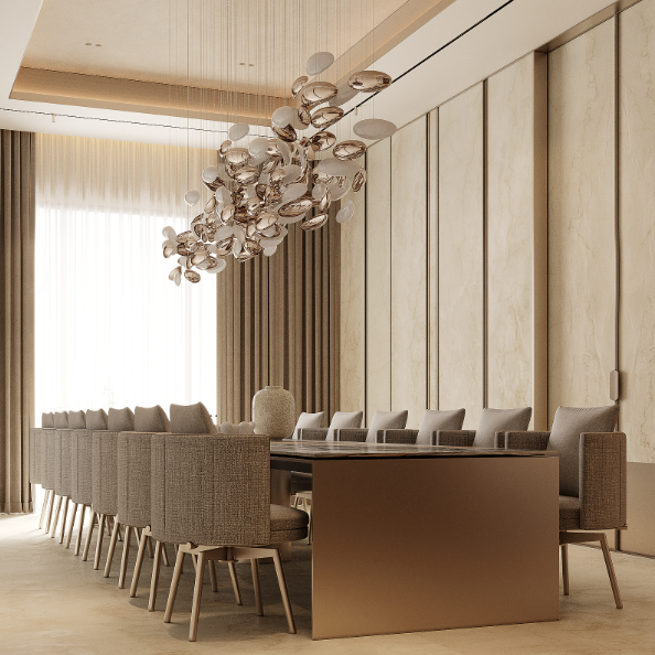 Egg Shaped Chandelier