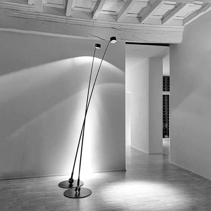 Moda Modern Black Tall Floor Lamp