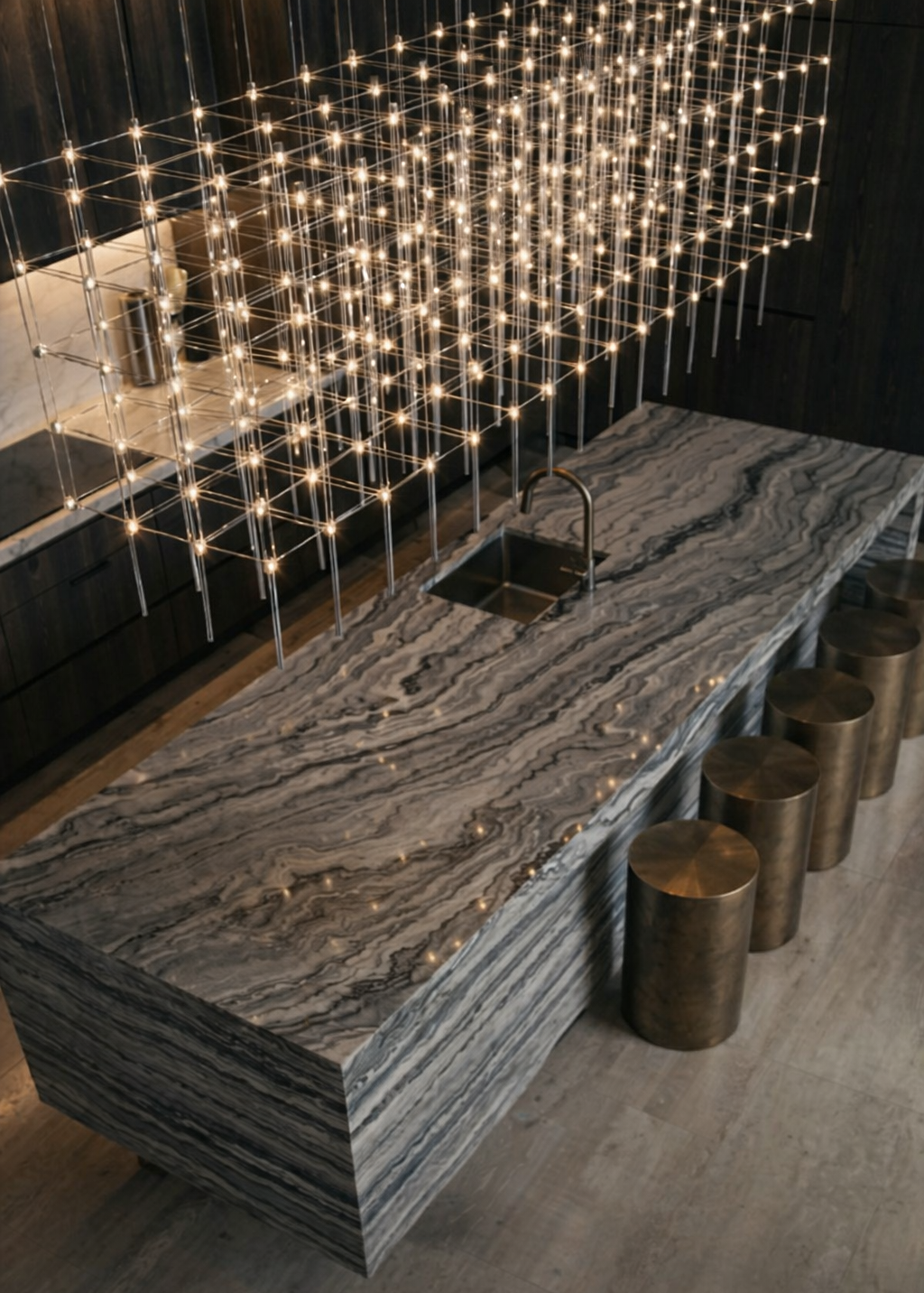 Quasar Cosmos Chandelier