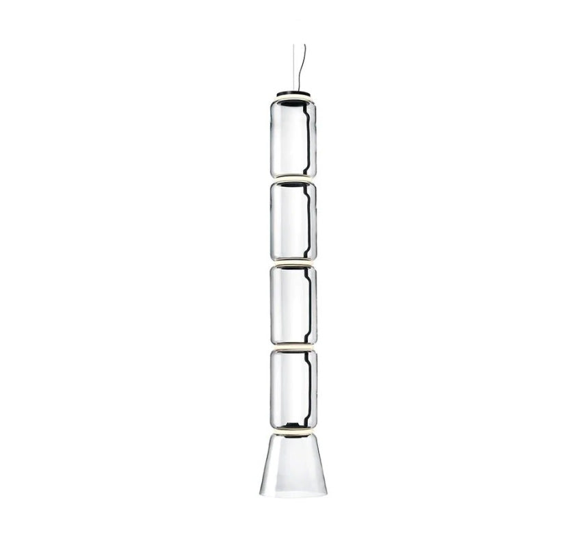 Noctambule Suspension Low Cylinder Pendant Lamp