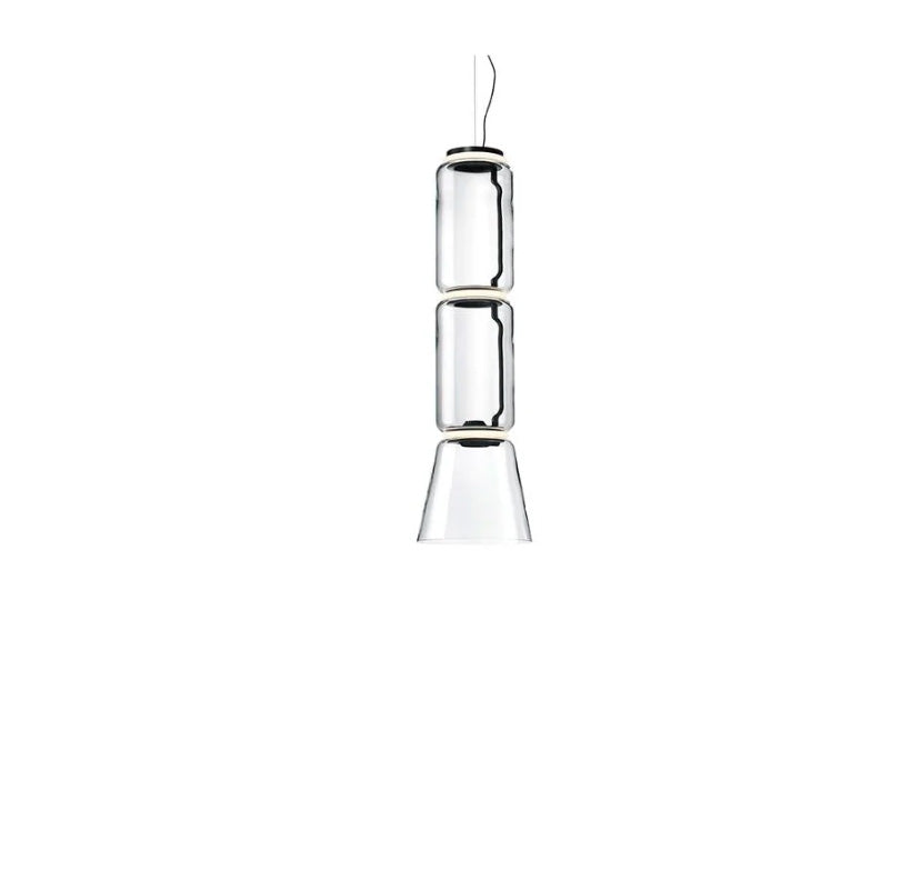 Noctambule Suspension Low Cylinder Pendant Lamp