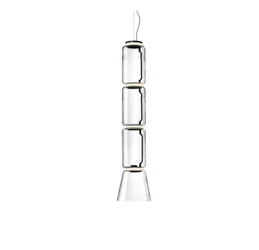 Noctambule Suspension Low Cylinder Pendant Lamp