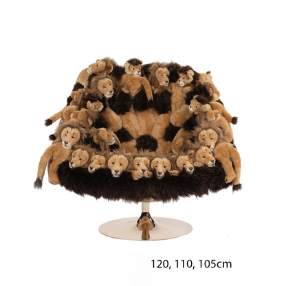 Lion lounge swivel chair