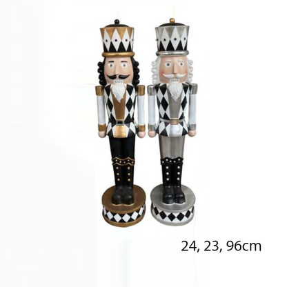 Nutcracker Figurines - White and Black