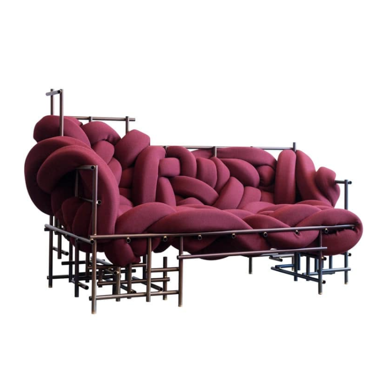 Python Woven Sofa Chair – Almeida Interiors