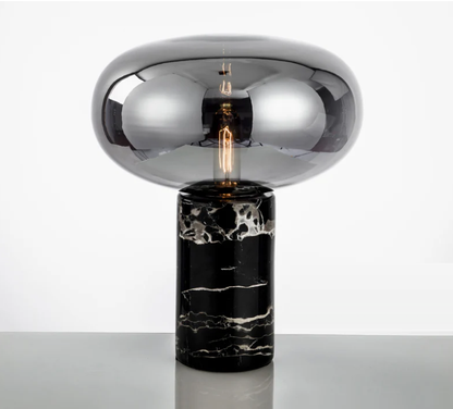 Lamp - Oval Glass Table Lamp
