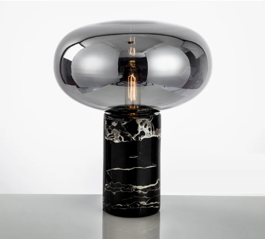 Lamp - Oval Glass Table Lamp