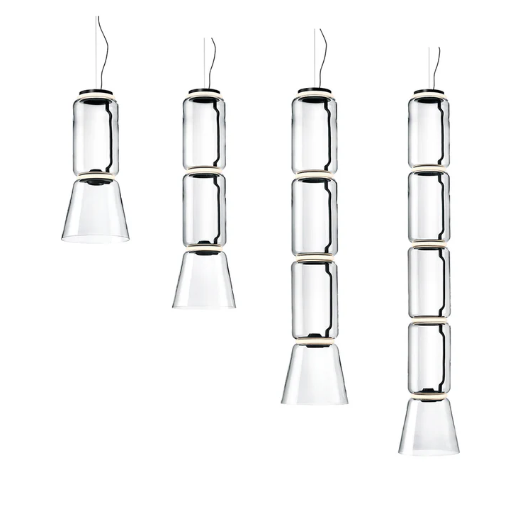 Noctambule Suspension Low Cylinder Pendant Lamp
