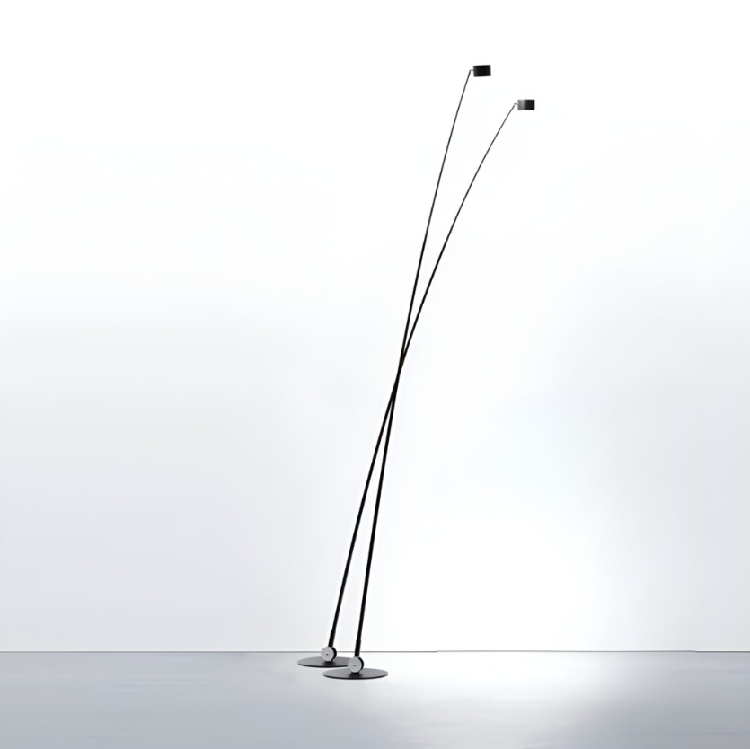 Moda Modern Black Tall Floor Lamp