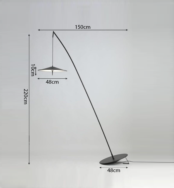 Drop Arc Floor Lamp