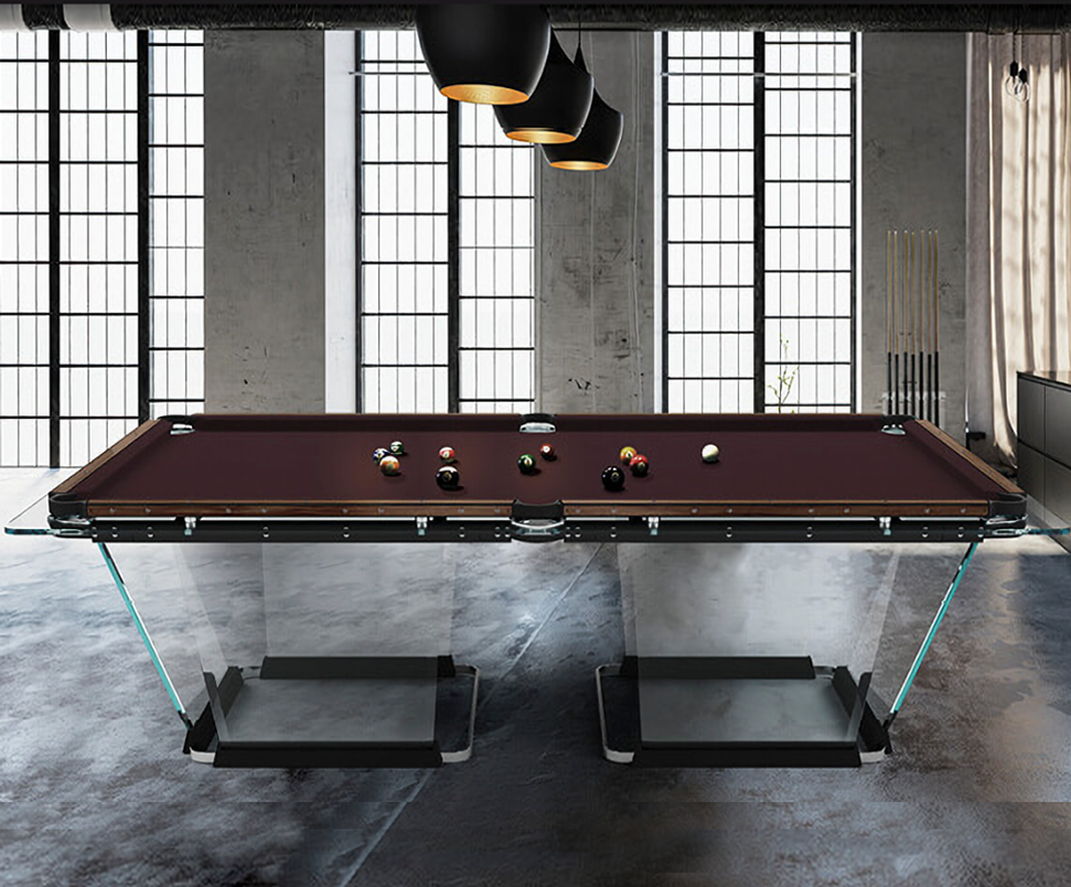 Glass Pool Table