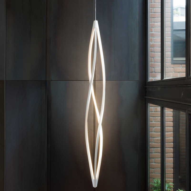 In The Wind Vertical Pendant Light