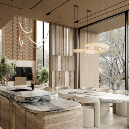 Twisted Alabaster Light