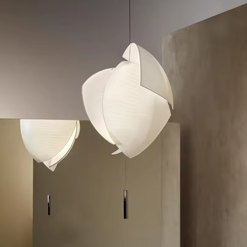 Akio 4 Shade Paper Pendant Light