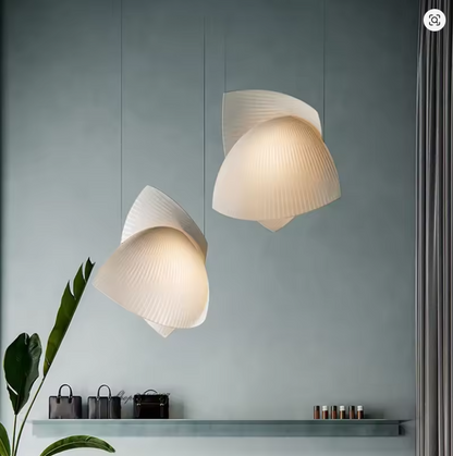 Akio 4 Shade Paper Pendant Light