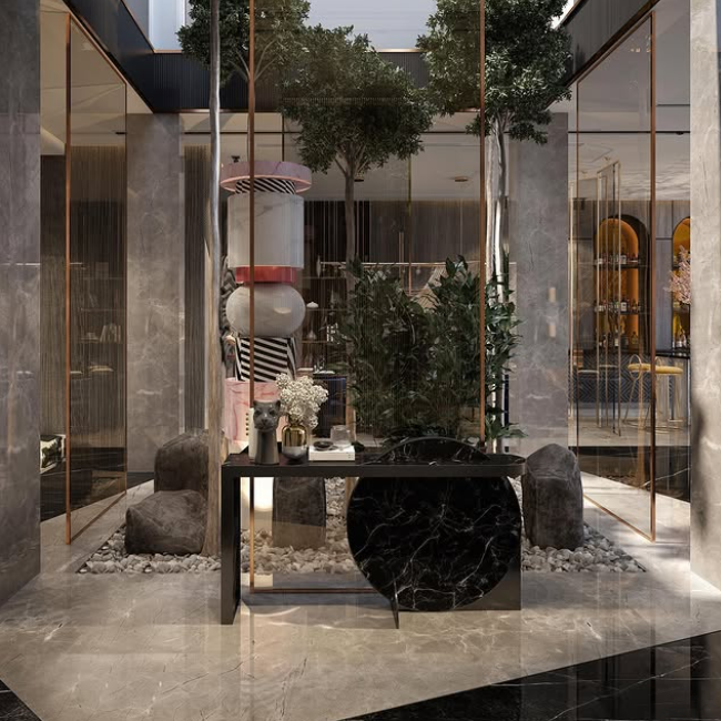 Marble Console Table