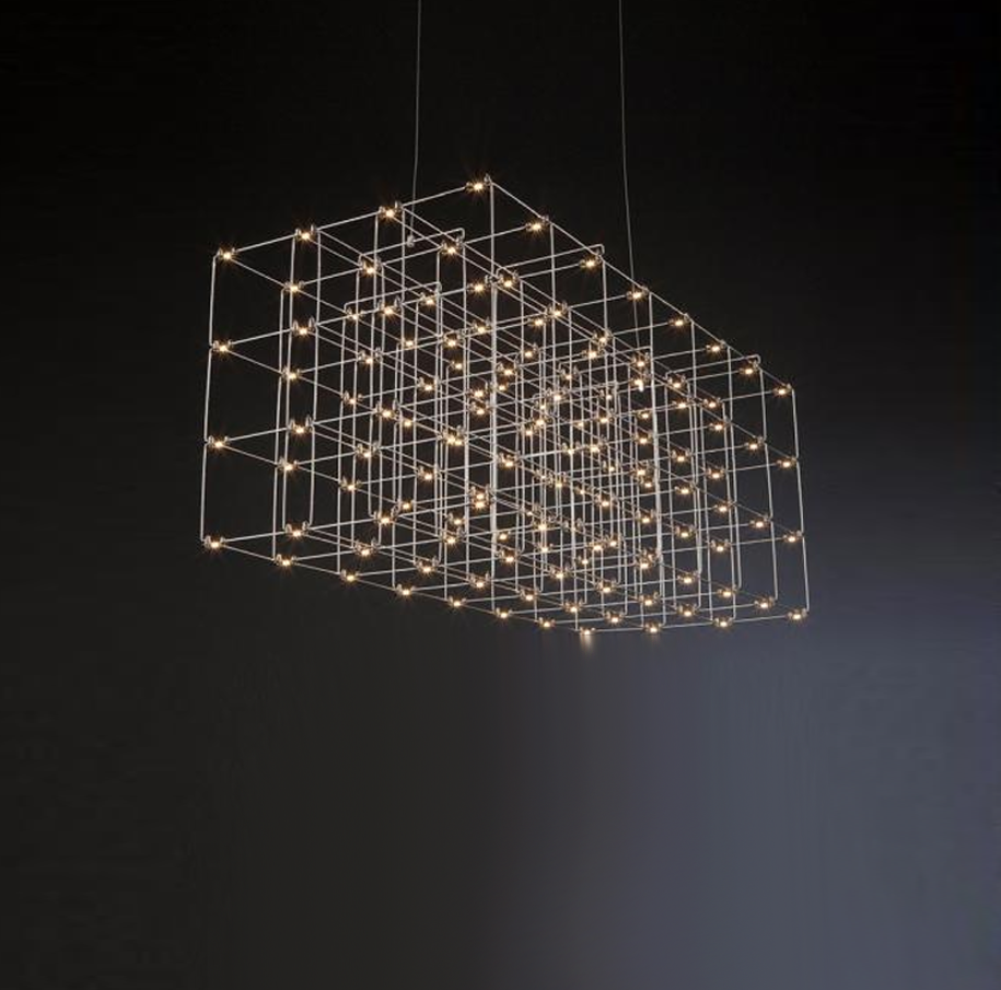 Quasar Cosmos Square Triple Hanglamp