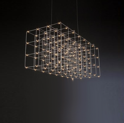 Quasar Cosmos Square Triple Hanglamp